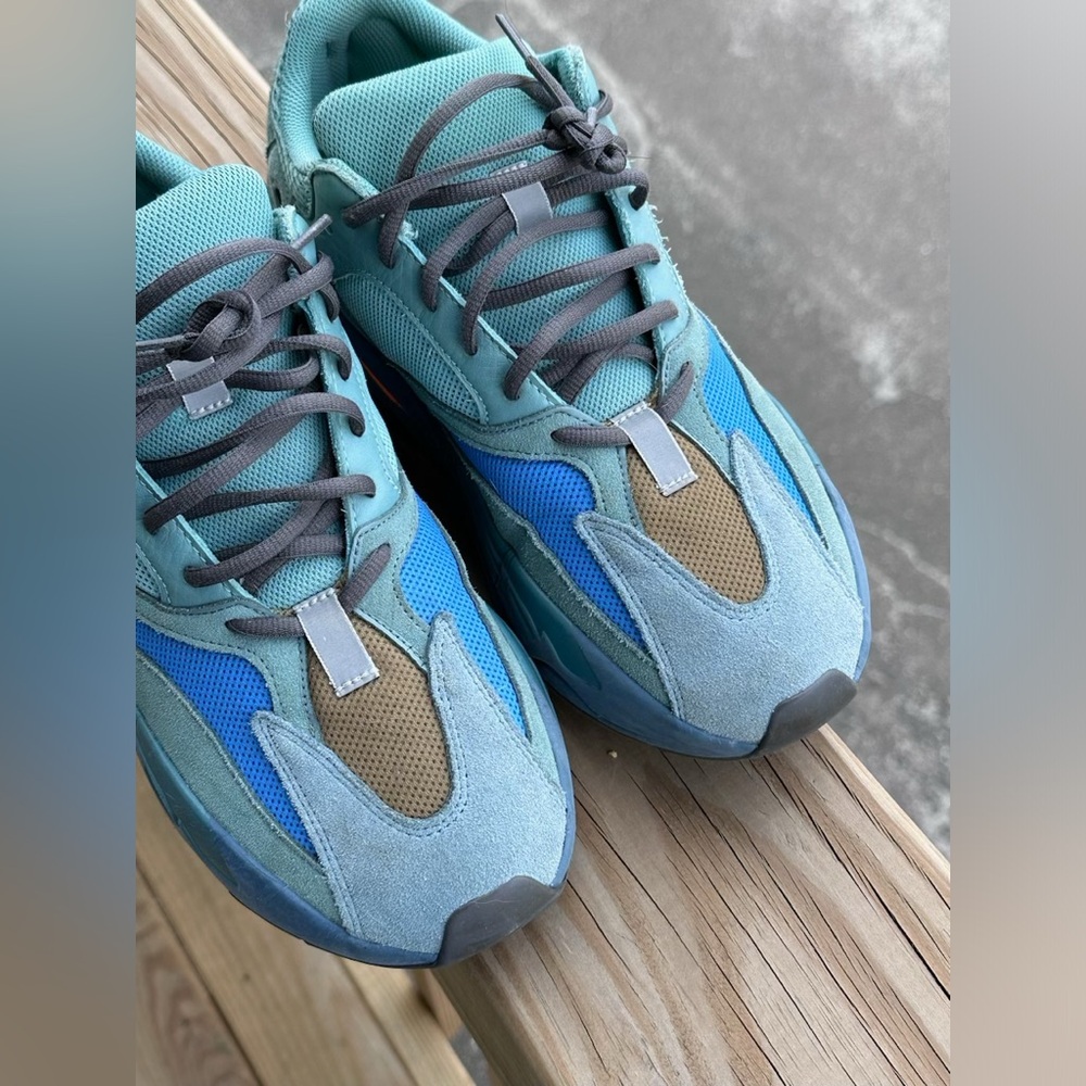 The adidas Yeezy Boost 700 Faded Azure